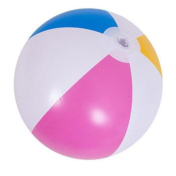 Мяч 40см пляжный матовый 66001