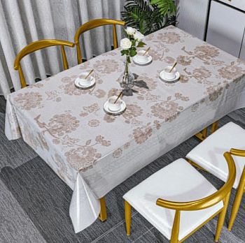 Клеенка столовая из плотного ПВХ на тканев основе (1,4*20м) SLN-1219C