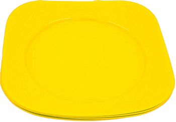 Тарелка пласт малая ОНЕСТ (желтый) ТМ-01