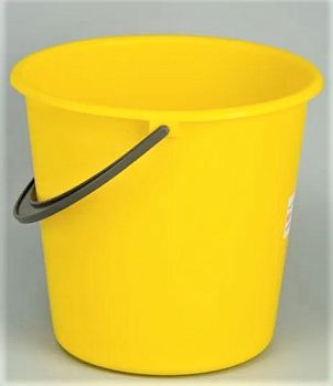 Ведро 10л ОНЕСТ пищев (жёлтый) морозоуст В10-01