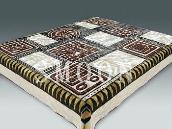 Плед 200*240 выбитый"SMOON"8019 Пиктограмма 1/8