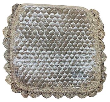 Сидушка на табурет 40*40 Кружево с завязками 1/100