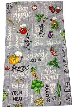 Полотенце рогожка 35*60 "Овощи" LP-35-62 Домик по 10шт.