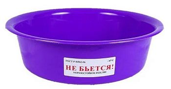 Таз 15л ОНЕСТ пищ.(сиреневый),морозоуст.Т15-0102 