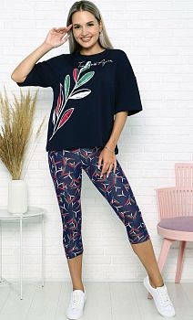 Костюм ДАРЬЯ ТК-3821/1 Иваново(футболка+бриджи) р.44*