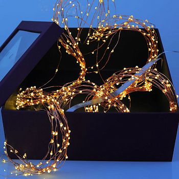 Эл.гирлянда уличная ХВОСТ 600LED 2,2mTY600-WWТ.БЕЛ