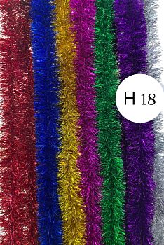 Мишура Н-18 д9см , 2м цветная 10/220