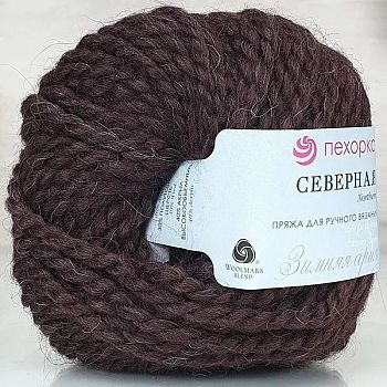 Пряжа Северная 251 - Коричневый (в уп.10шт)