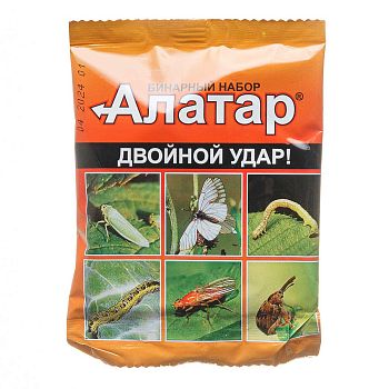 Алатар двойной удар на 5л. бинарный н (колорад,тля,совка,белокр,листовертк,медяниц) Ваш Хоз. 100 шт.