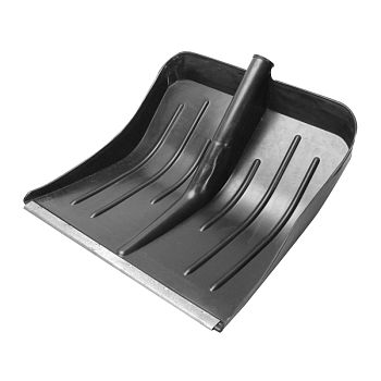 Лопата снег Финская 410*400мм с оц. планкой d32 (10шт)