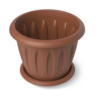 Горшок 0,4л Фелиция д10,5см С101 терракотовый  1/57