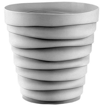 Горшок 1,4л Кашпо Бархан белый 