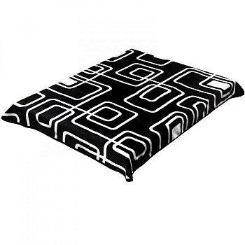 Плед 200*240 гладк"SMOON"6123-33 Лабиринт чёрный 1/10