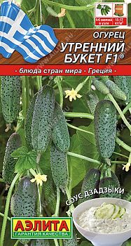 Огурец Утренний букет F1 ц/п 10шт Аэлита*27 Огурец Утренний букет F1 ц/п 10шт Аэлита*27