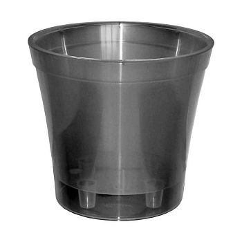 Горшок 3,5 литра Кашпо Каприз с дренажным горшком прозрачный г.Пятигорск