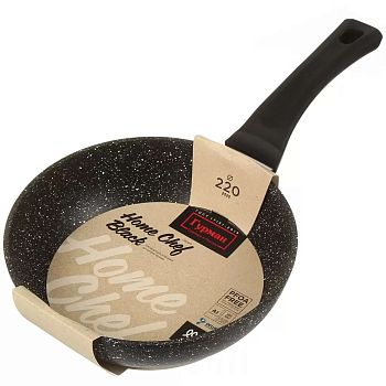 Сковорода 22см Гурман HomeChef Black индукция алюминий а/п 