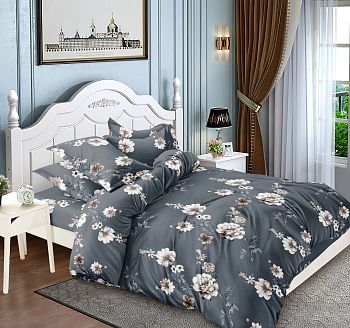 КПБ полисатин Чебоксарский хлопок 2сп+европрост Мила