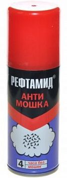 Аэрозоль от клещей Рефтамид Антимошка 100мл/15шт  09.225.08