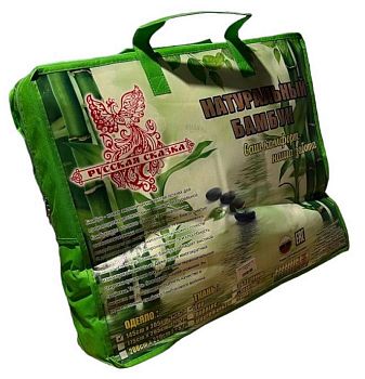 Одеяло СТАНДАРТ Бамбук ТИК Русская Сказка 1,5 сп