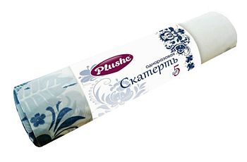 Скатерть одноразовая PLUSHE 110*180 (в рулоне 5 шт) 1/30
