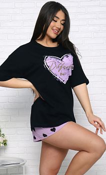 Костюм ДАРЬЯ ТК-4148 Иваново(футболка+шорты) р.44-54*