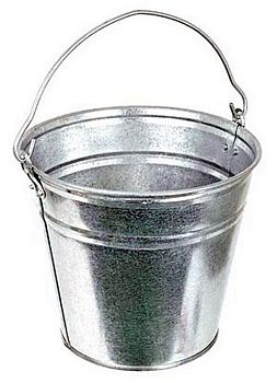 Ведро оцинкованное 15 литров Узбекистан 10шт