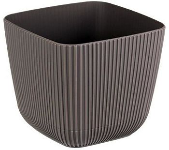 Горшок 0,65л Кашпо Пиканто серый М3208