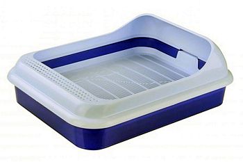 Лоток для кошек "Верный друг" с решеткой М6414 1/14