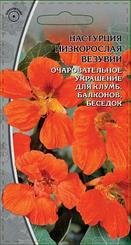 Настурция низкорослая Везувий ц/п 1г ВХ *26 по 10шт Настурция низкорослая Везувий ц/п 1г ВХ *26 по 10шт