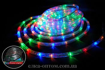Эл.гирлянда шланг дюралайт 20м ЦВЕТНОЙ 24LED 1/10