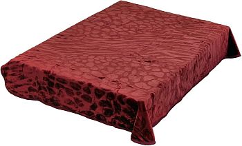 Плед 160*220 лепка"SMOON"2107-4 Красный 8шт