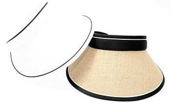 Козырек женский однотонный