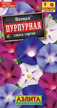 Цветы Ипомея Пурпурная смесь ц/п 0,5г Аэлита*26 Цветы Ипомея Пурпурная смесь ц/п 0,5г Аэлита*26