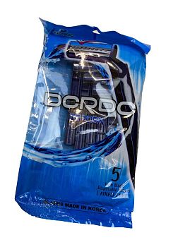Станок для бритья DORDO одноразовый 5шт/20уп Станок для бритья DORDO одноразовый 5шт/20уп