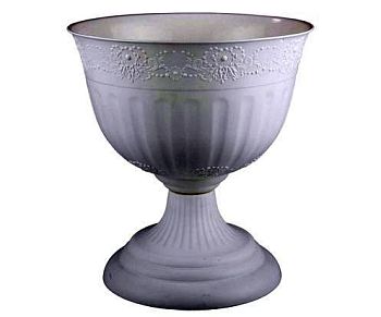 Горшок 18 литров вазон Венеция д40см М3129 белый 1/8