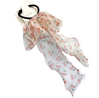 Резинка д/волос Платок цветной А-158 за 1шт(блистер 12шт)