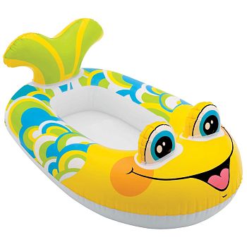 Круг для плавания  Лодочка 107*69см с сиденьем и спинкой 59380