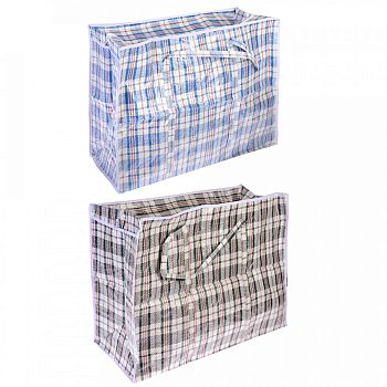 Сумка хозяйственная Ткань клетка 80 10/100шт.