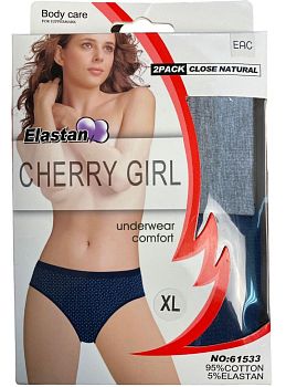 Трусы Ж. мол. 2шт. CHERRY GIRL 61533