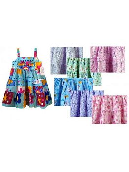 Платье дет. ситец LTD-2700 Бант р.92-122 6шт