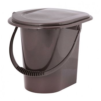 Ведро туалет 13л со съемной ручкой М6081 /10