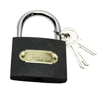 Замок навесной серый 63мм 6шт/72