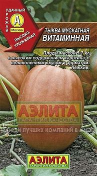 Тыква мускатная Витаминная ц/п 2г Аэлита*28 Тыква мускатная Витаминная ц/п 2г Аэлита*28