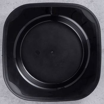 Тарелка пласт малая ОНЕСТ (черный) ТМ-01