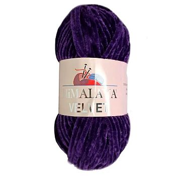 Пряжа VELVET 90028 фиолетовый (в уп.5шт)