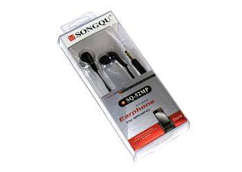 Наушники д/телефона SQ-52MP (силик.шнурок) 1/100