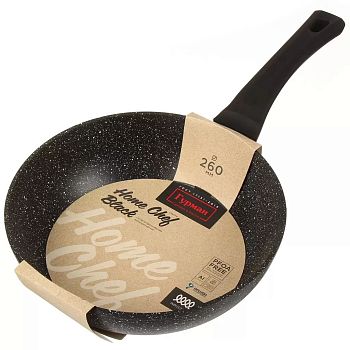 Сковорода 26см Гурман HomeChef Black индукция алюминий а/п 