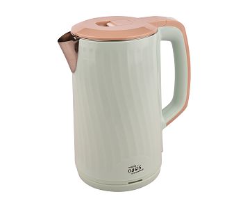 Чайник 1,8 литра электрический Oasis K-13PM 1800Вт цв. мятный пластик+нерж.сталь