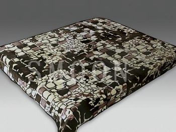 Плед 200*240 гладк"SMOON"6086 Новый Камушек 10шт