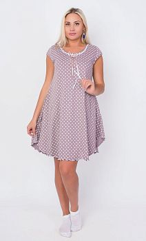 Ночная сорочка ДАРЬЯ М132 (короткий рукав) размер 44-54